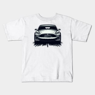 Tesla Model X Kids T-Shirt